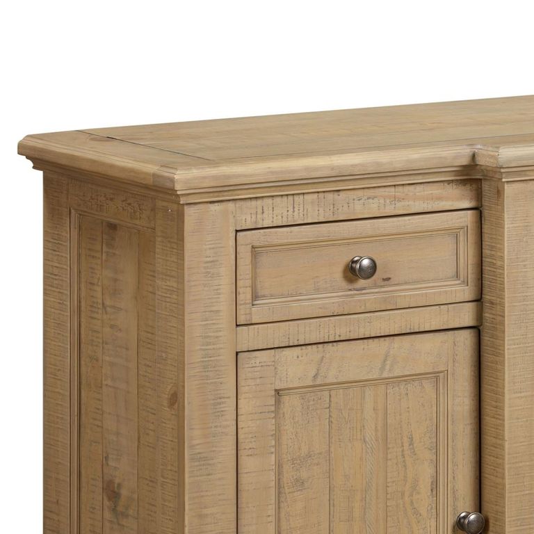 Chateau Sideboard - 4 Door - Large - Natural - Rustic Pine