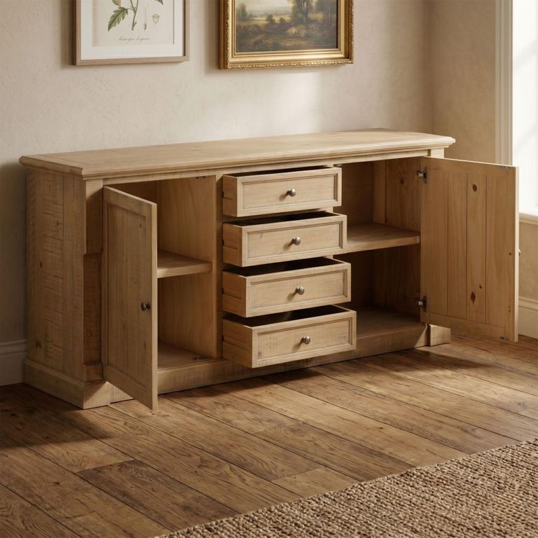 Chateau Sideboard - Large - Natural - Rustic Pine
