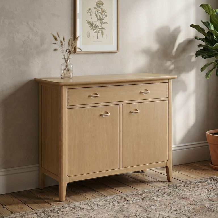 Cotswold Oak Sideboard - 2 Door - 1 Drawer - Small - Natural