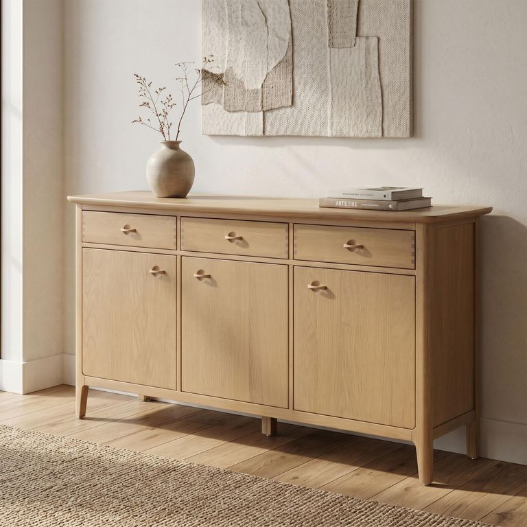 Cotswold Oak Sideboard - 3 Door - 3 Drawer - Large - Natural