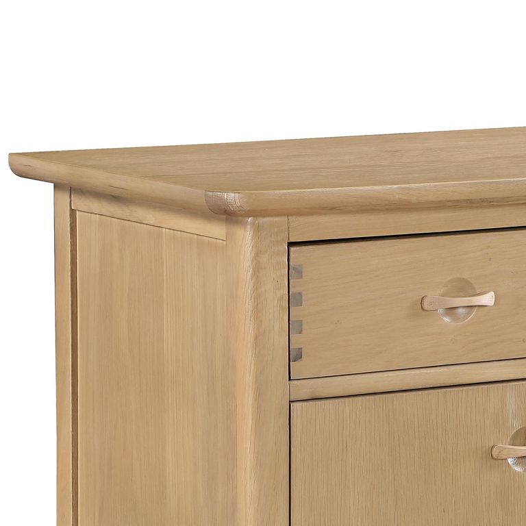 Cotswold Oak Sideboard - 2 Door - 1 Drawer - Small - Natural