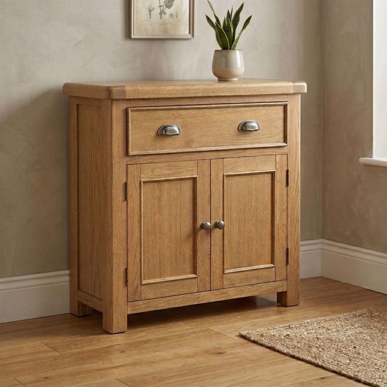 Dorchester Sideboard - 2 Door - 1 Drawer - Small - Rustic Oak