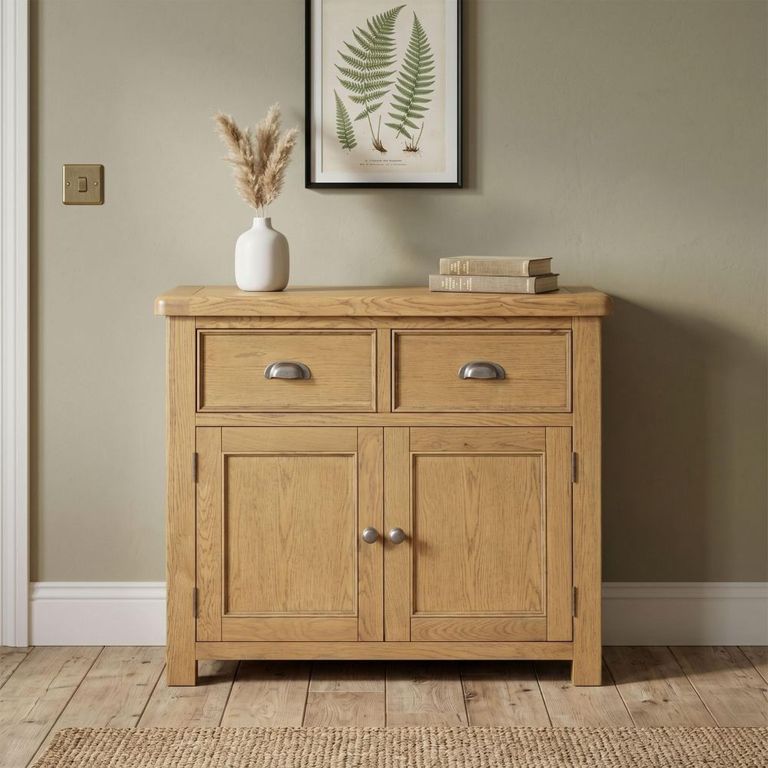 Dorchester Sideboard - 2 Door - 2 Drawer - Medium - Rustic Oak