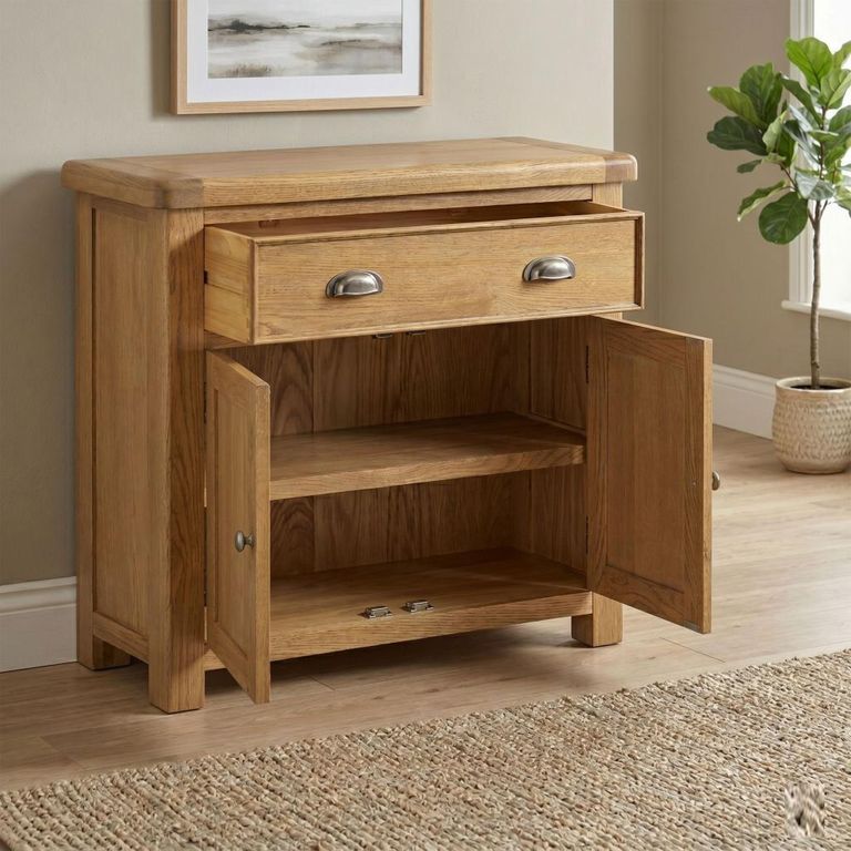Dorchester Sideboard - 2 Door - 1 Drawer - Small - Rustic Oak