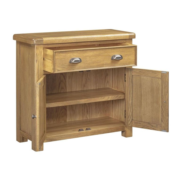 Dorchester Sideboard - 2 Door - 1 Drawer - Small - Rustic Oak