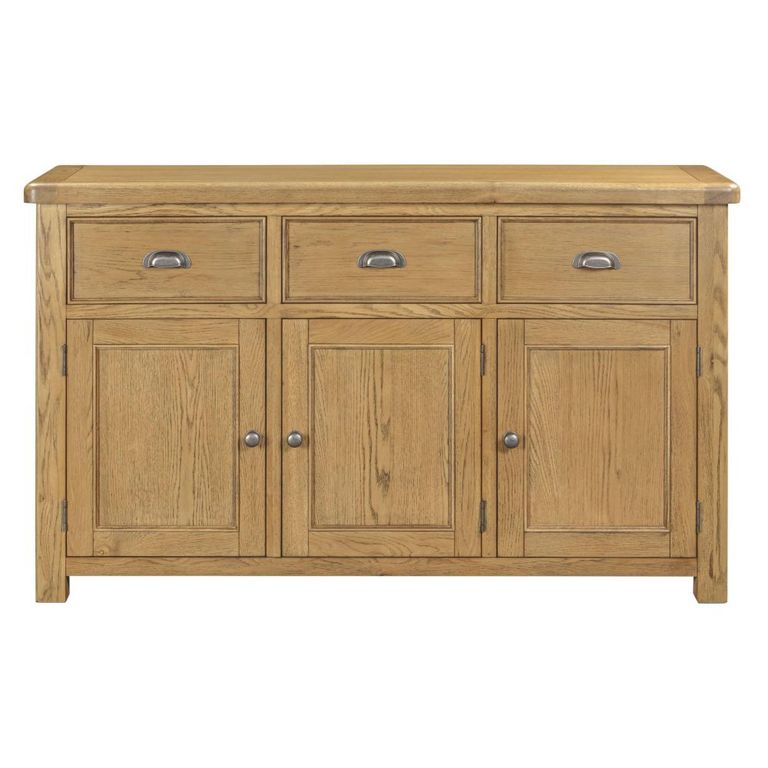Dorchester Sideboard - 3 Door - Large - Rustic Oak