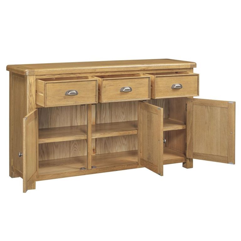 Dorchester Sideboard - 3 Door - Large - Rustic Oak