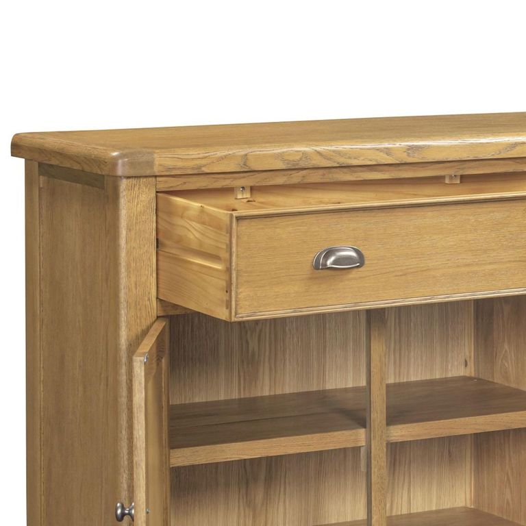 Dorchester Sideboard - 4 Door - Extra Large - Rustic Oak