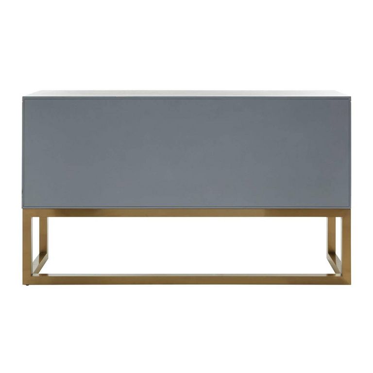 Duvali Sideboard - 3 Door - Medium - Silver and Gold - 150cm