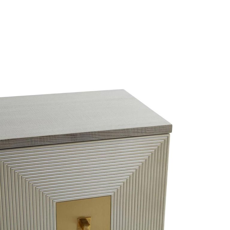 Duvali Sideboard - 3 Door - Medium - Silver and Gold - 150cm