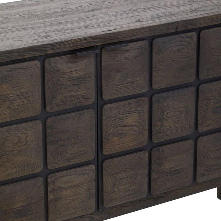 Lucca Sideboard - 4 Door - Extra Large - Dark Oak - 200cm