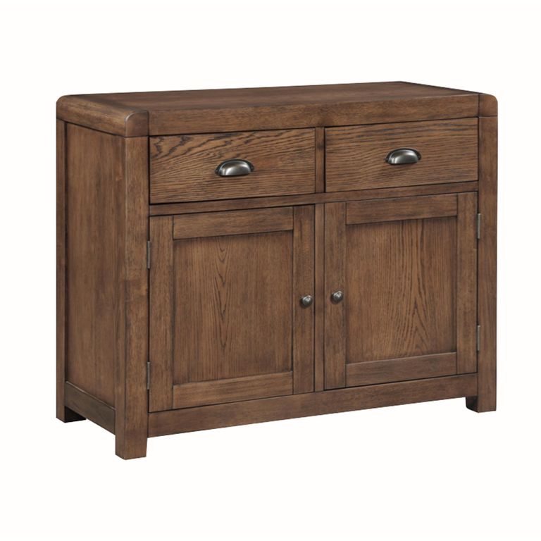 Oakridge Sideboard - 2 Door - 2 Drawer - Small - Dark Oak