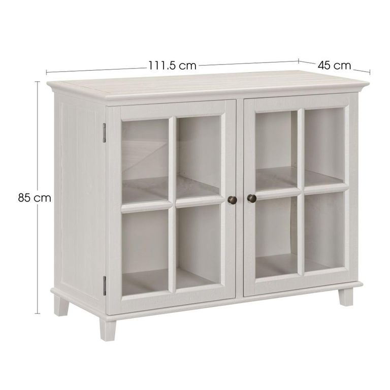 Provence Painted Sideboard - 2 Door - Small - Truffle