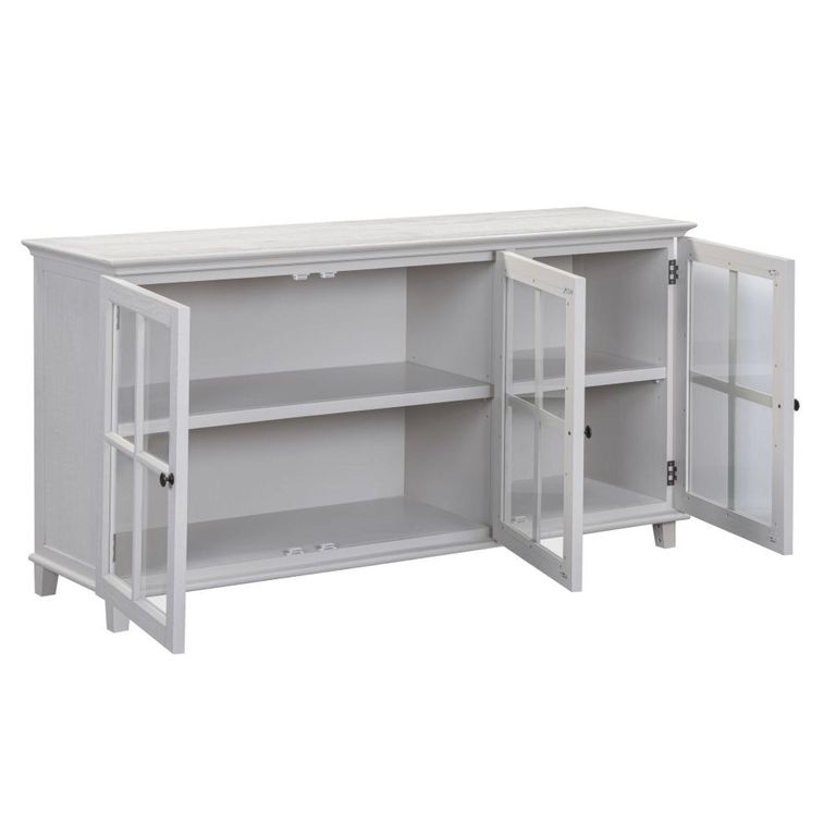 Provence Painted Sideboard - 3 Door - Large - Truffle
