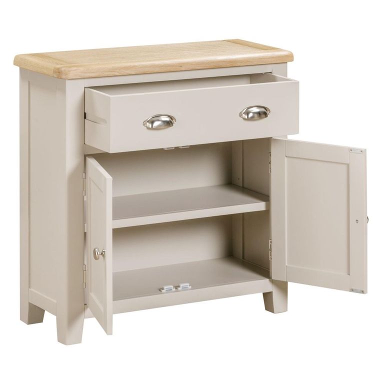 Windermere Painted Sideboard - 2 Door - 1 Drawer - Compact - Oyster Grey