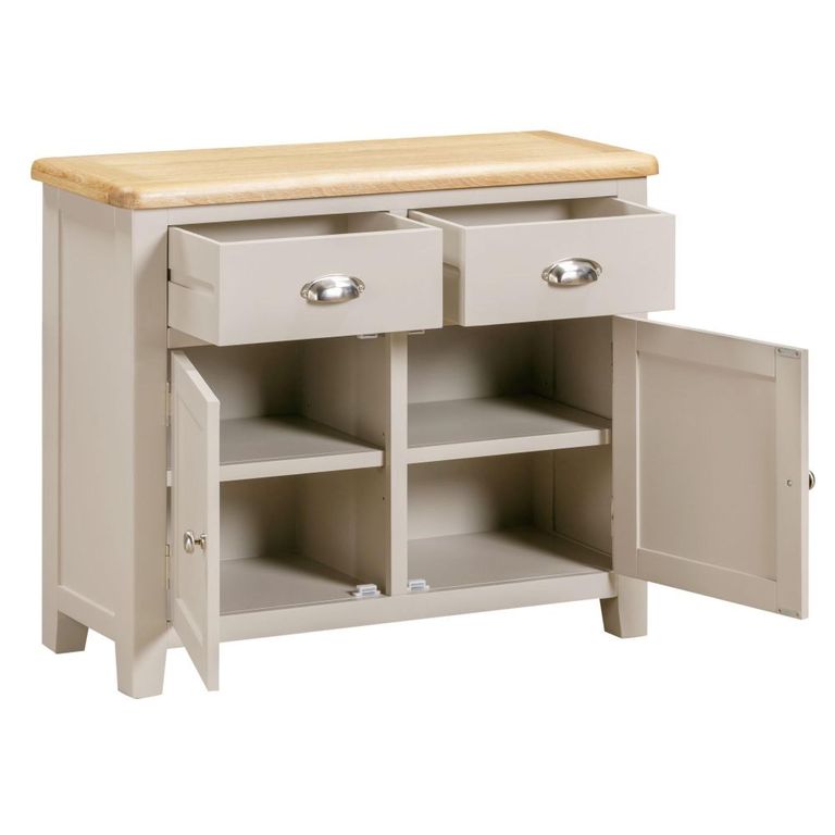 Windermere Painted Sideboard - 2 Door - 2 Drawer - Medium - Oyster Grey