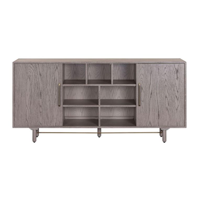 Madrid Sideboard - 2 Door - Large - Grey - Wooden