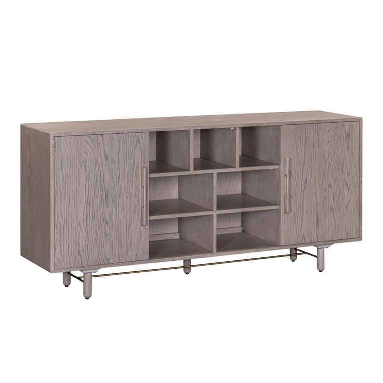 Madrid Sideboard - 2 Door - Large - Grey - Wooden