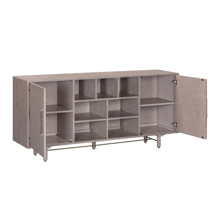 Madrid Sideboard - 2 Door - Large - Grey - Wooden