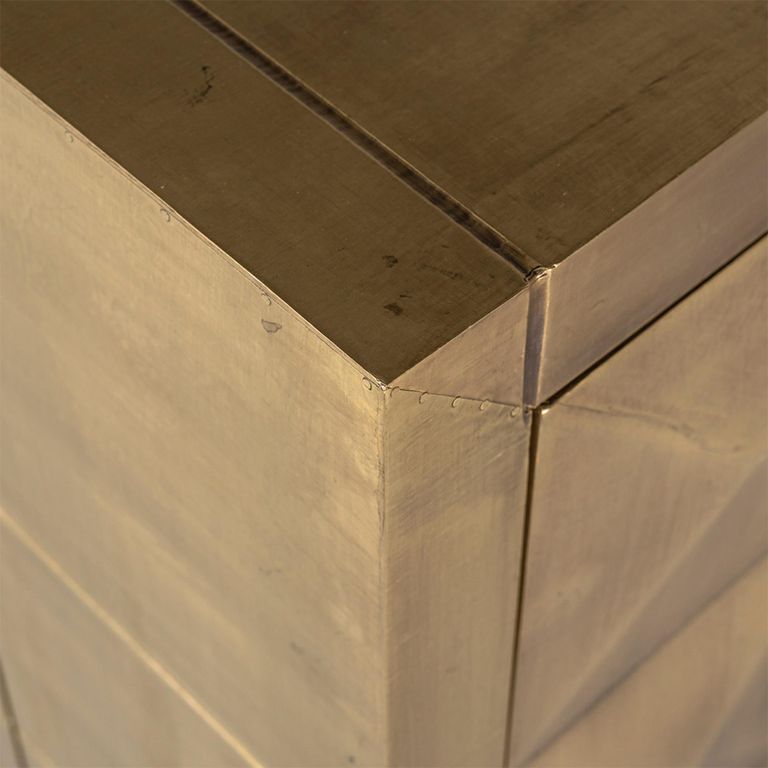 Collada Brass Cladded 3 Door Extra Large Sideboard - 180cm