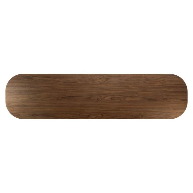 Windsor Curved Sideboard - 4 Door - Large - Walnut - Wood