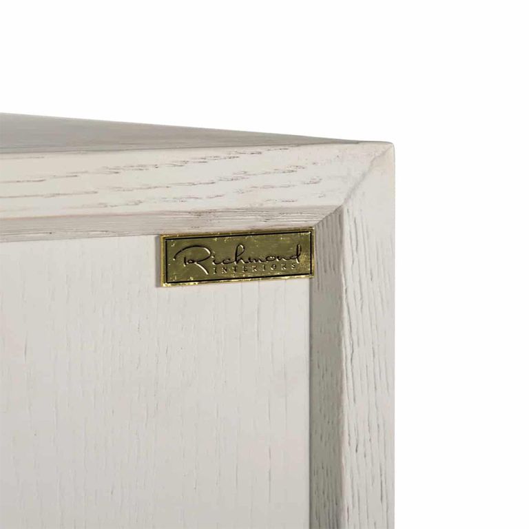Whitebone Brass 4 Door Sideboard - 225cm