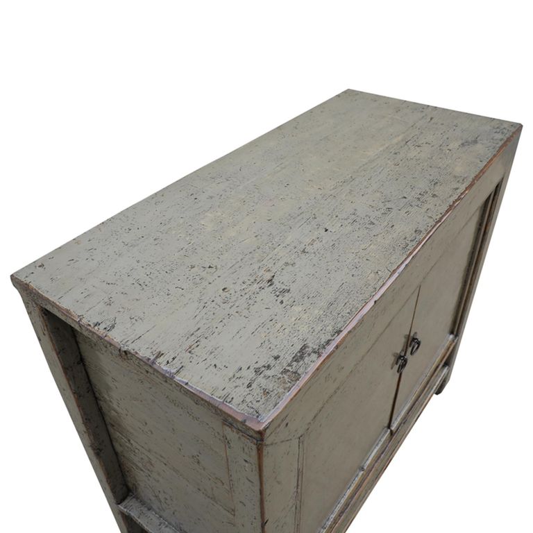 Sideboard - 2 Door - Small - Distressed Olive Green - Solid Wood