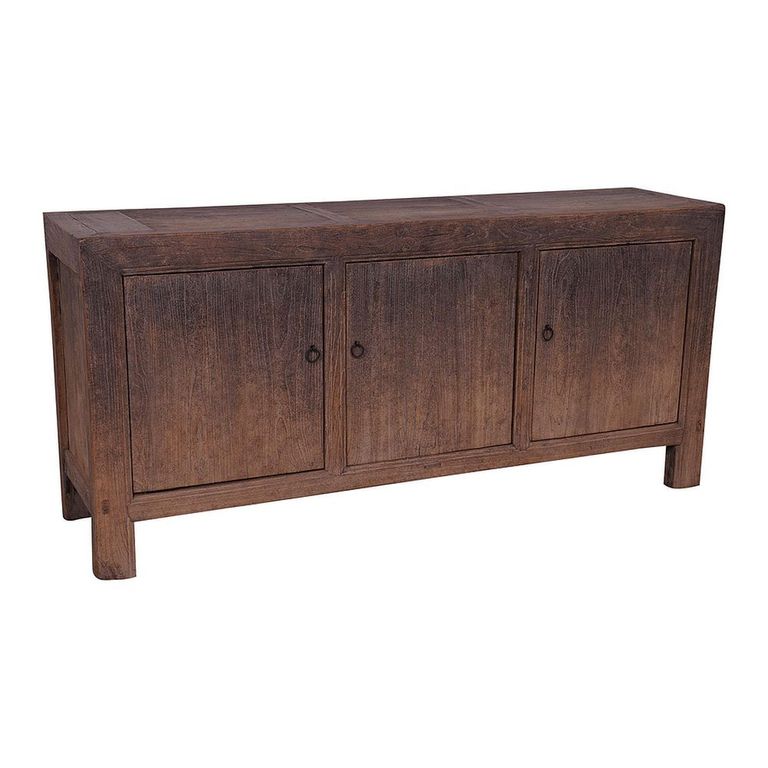 Sideboard - 3 Door - Large - Dark Brown - Solid Wood