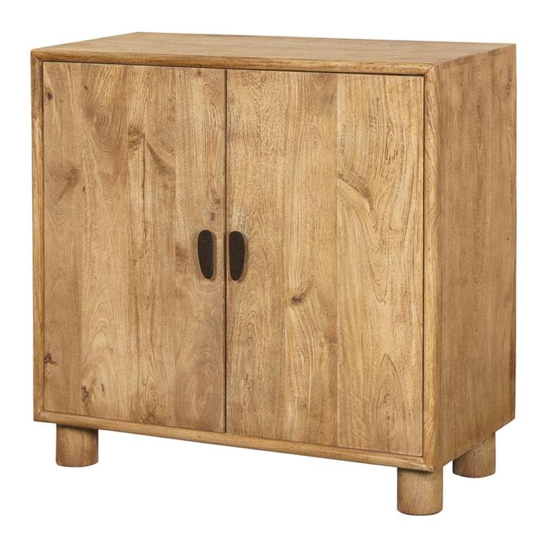 Square Sideboard - 2 Door - Small - Natural - Mango Wood