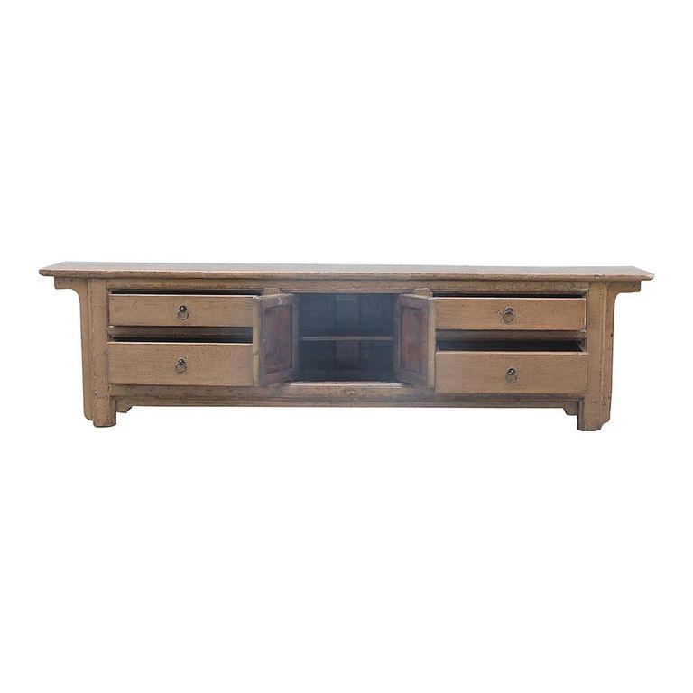 Sideboard - 2 Door 4 Drawer - 210cm - Extra Large - Brown - Wooden