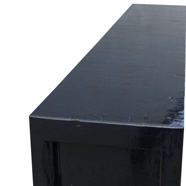 Unique One of a Kind - Sideboard - 3 Door 3 Drawer - 219cm - Extra Large - Black - Wooden