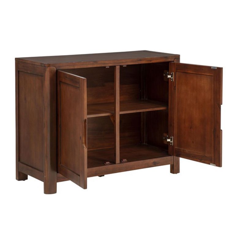 New Monterey Sideboard - 2 Door - 105cm - Small - Walnut - Acacia Wood