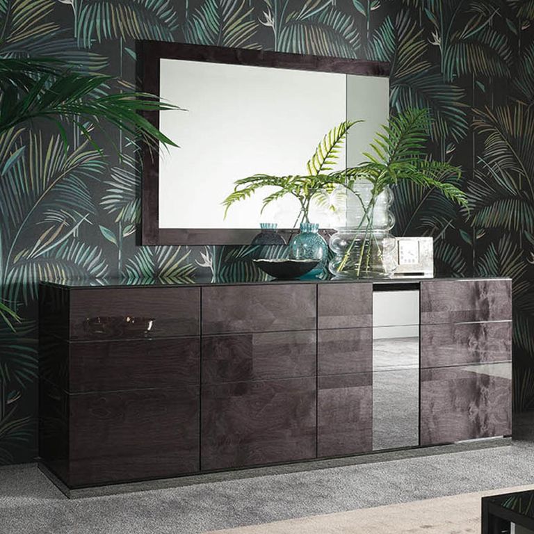 Heritage Sideboard - Large - Dark Velvet Birch High Gloss