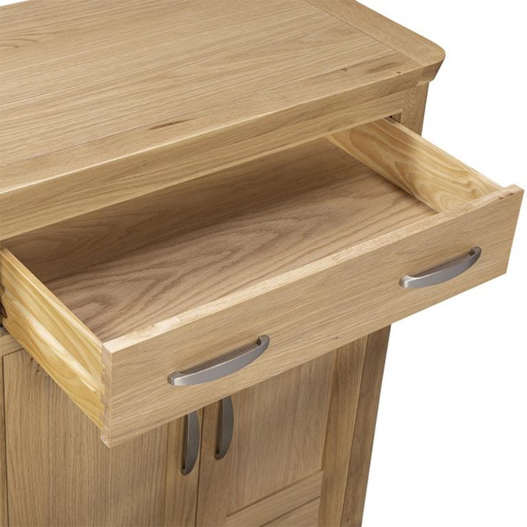 Treviso Oak Grand Sideboard - 4 Door - 200cm - Extra Large
