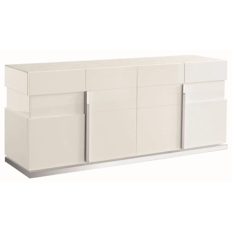 Canova Extra Large Sideboard - 4 Door - White Gloss