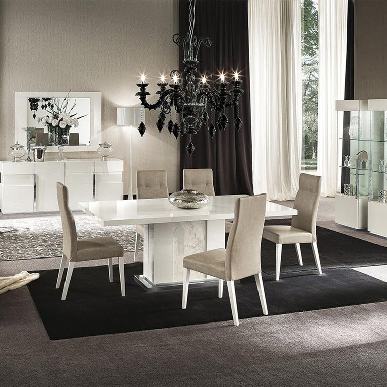 Canova Extra Large Sideboard - 4 Door - White Gloss
