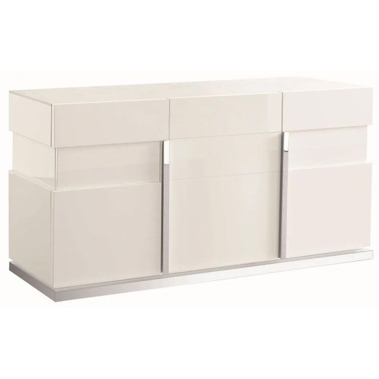 Canova Large Sideboard - 3 Door - 175cm - White Gloss