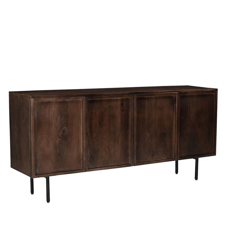 Elan Sideboard - 4 Door - 180cm - Large - Chestnut - Mango Wood
