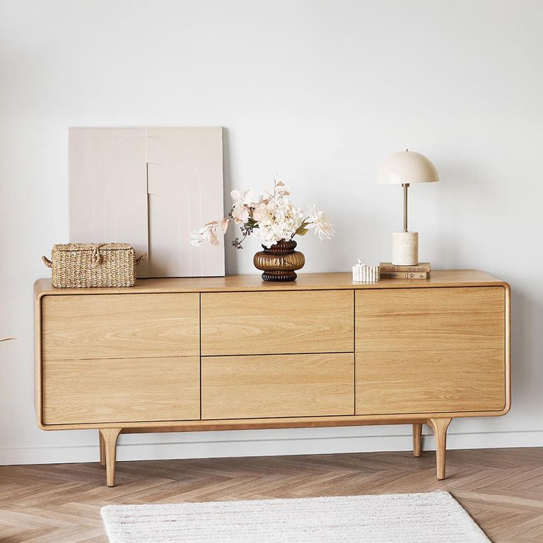 Darwin Oak Sideboard - 2 Door 2 Drawer - Large - Natural