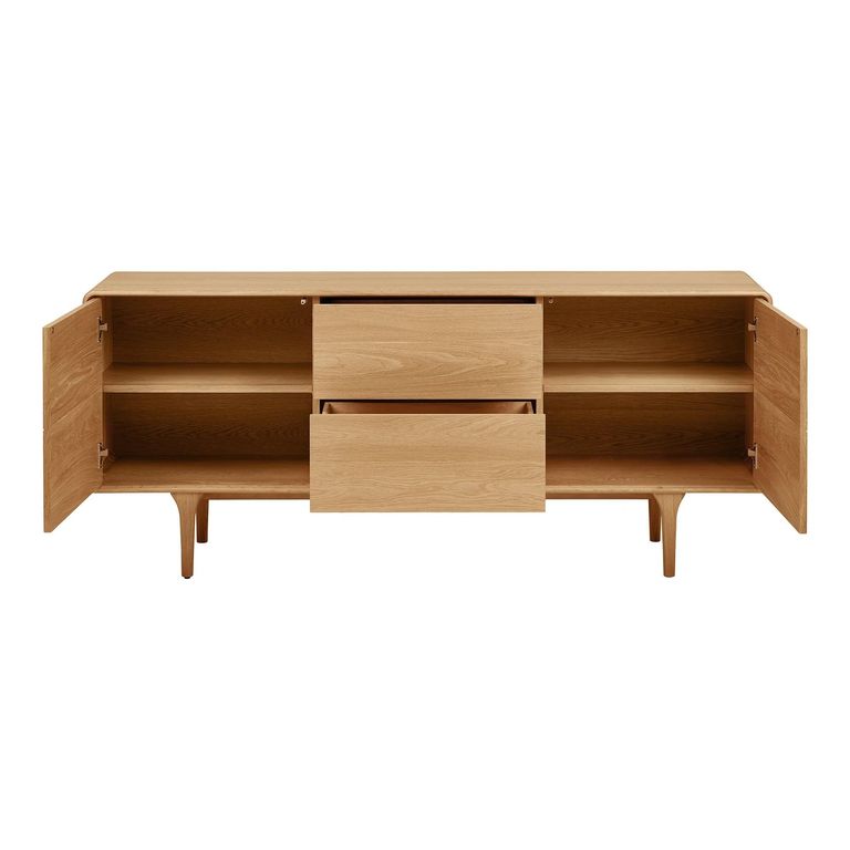 Darwin Oak Sideboard - 2 Door 2 Drawer - Large - Natural