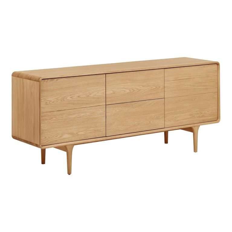 Darwin Oak Sideboard - 2 Door 2 Drawer - Large - Natural