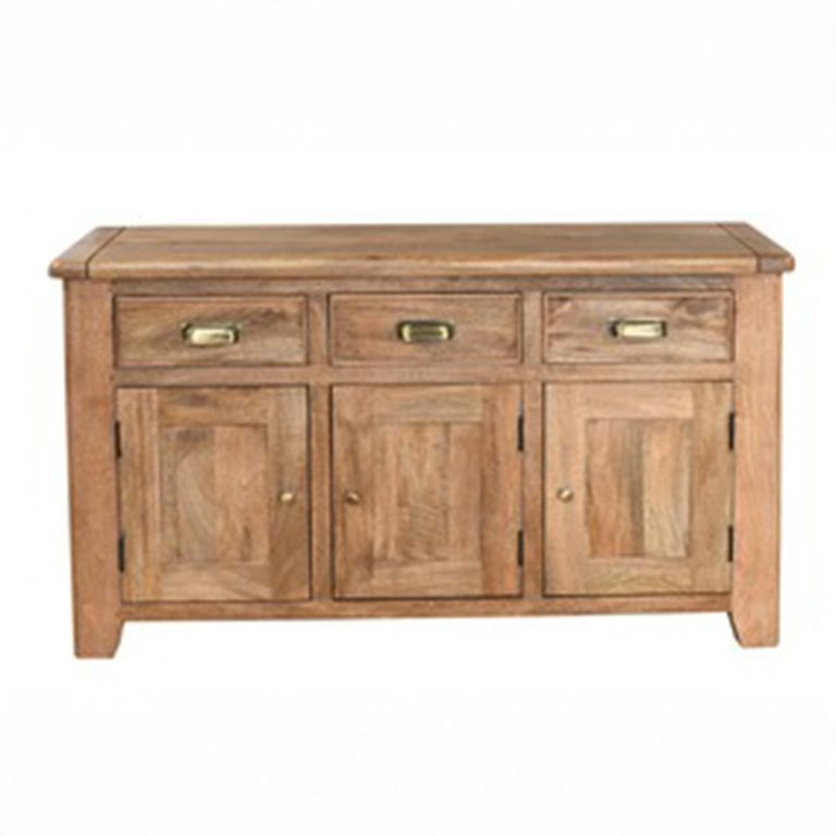 Dorset Sideboard - 3 Door - 3 Drawer - 145cm - Medium - Rustic - Mango Wood