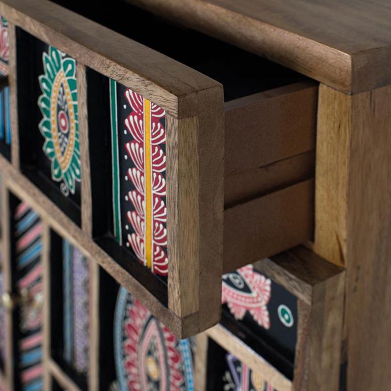 Emelia Sideboard - Mango Wood - Painted - 2 Door - Small - 80cm
