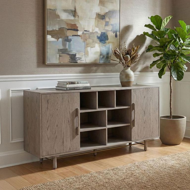 Madrid Sideboard - 2 Door - Large - Grey - Wooden