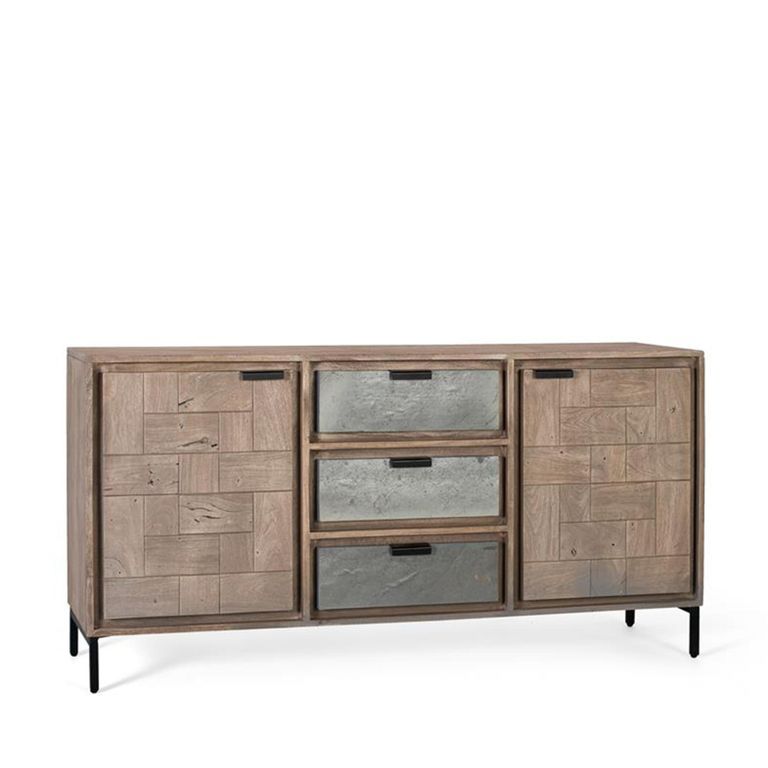 Olbia Sideboard - Acacia Wood - 2 Door - Large - 160cm