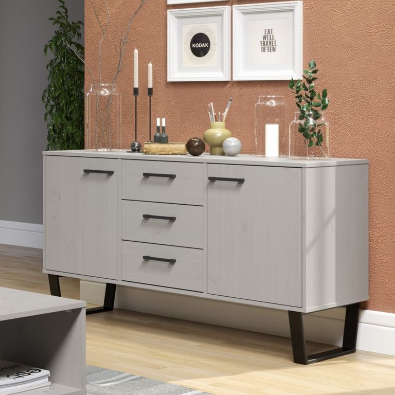 Texas Medium Sideboard - 2 Door - Grey