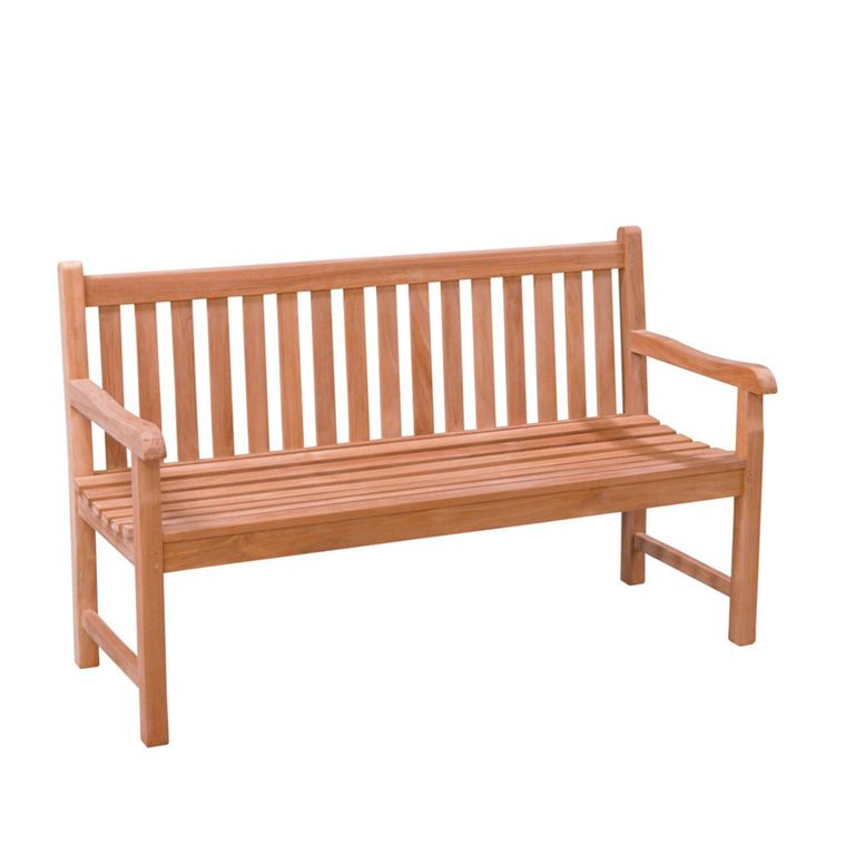 Bison Garden Bench - 150cm - Natural - Teak Wood