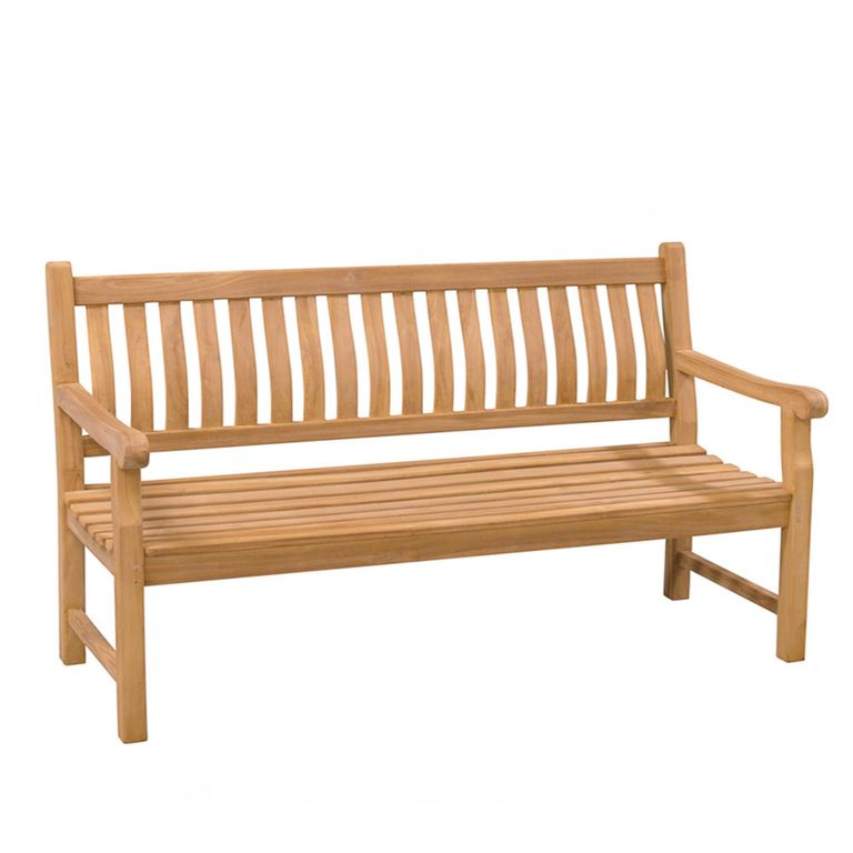 Patrick 5 Garden Bench - 200cm - Natural - Teak Wood