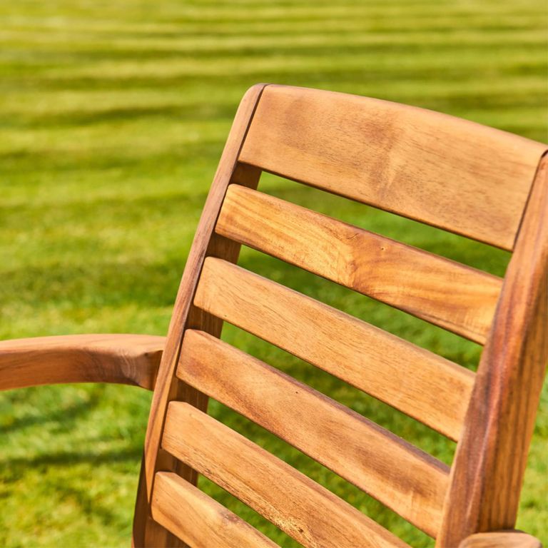 Cotswold Garden Stacking Dining Armchair - Acacia Wood
