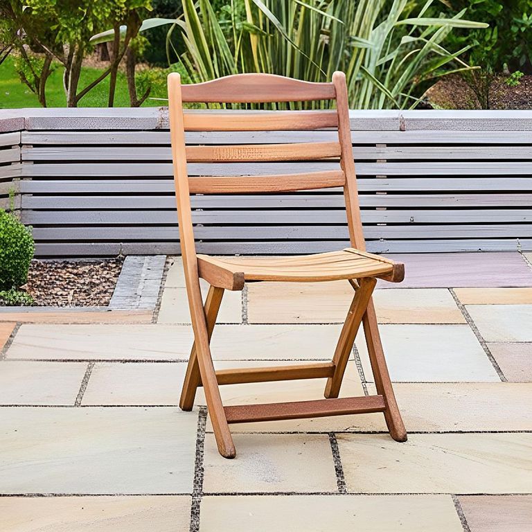 Redcliffe Garden Dining Chair - Folding Carver - Acacia Wood